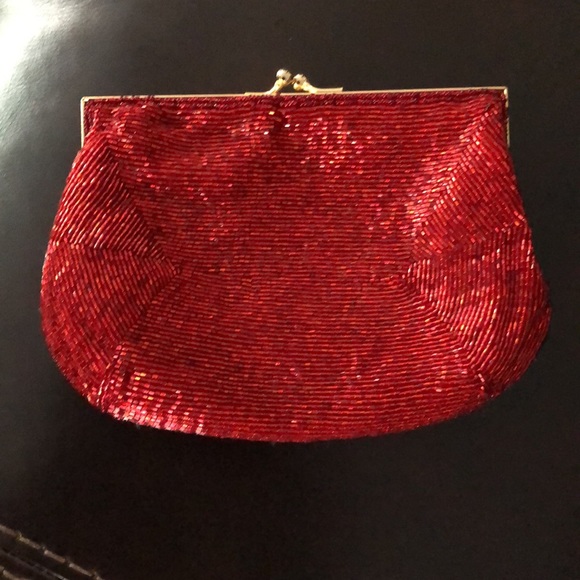 Nordstrom Vintage Beaded Prom Formal Handbag Purse - Picture 2 of 6